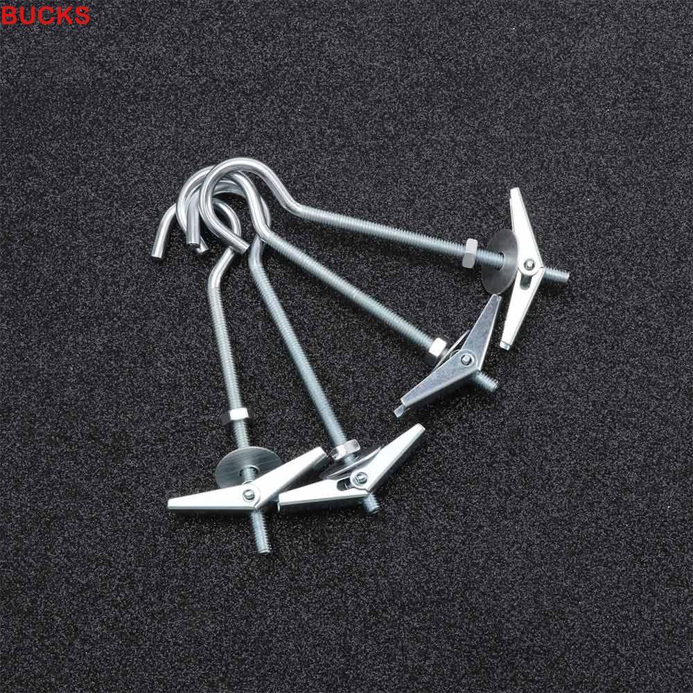 BUCKS Móc Treo Tường Có Lò Xo 5 / 10 Cái Cây Treo Chuyển Đổi Cánh Thạch Cao Tường Cố Định Cánh