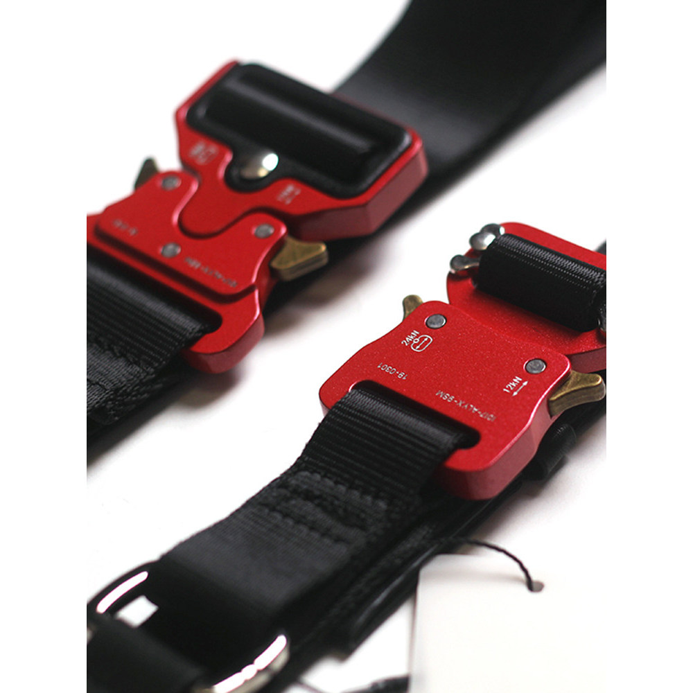 ALYX BELT Niu Hàng 1017 ALYX 9SM BELT BELT Nam Nữ Cặp Đôi Đỏ Chiến Thuật Chức Năng