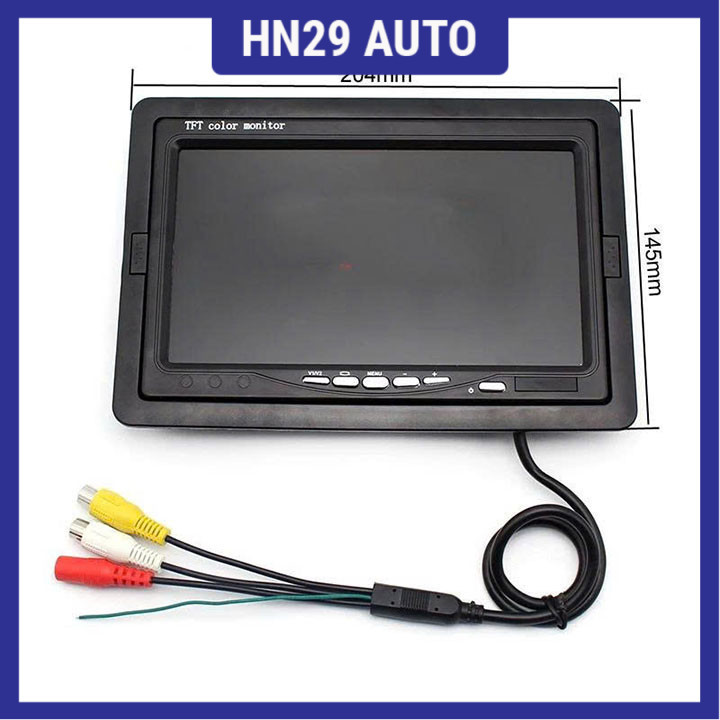 Màn hình camera lùi LCD 7 inch HD chuyển đổi hiển thị 2 camera
