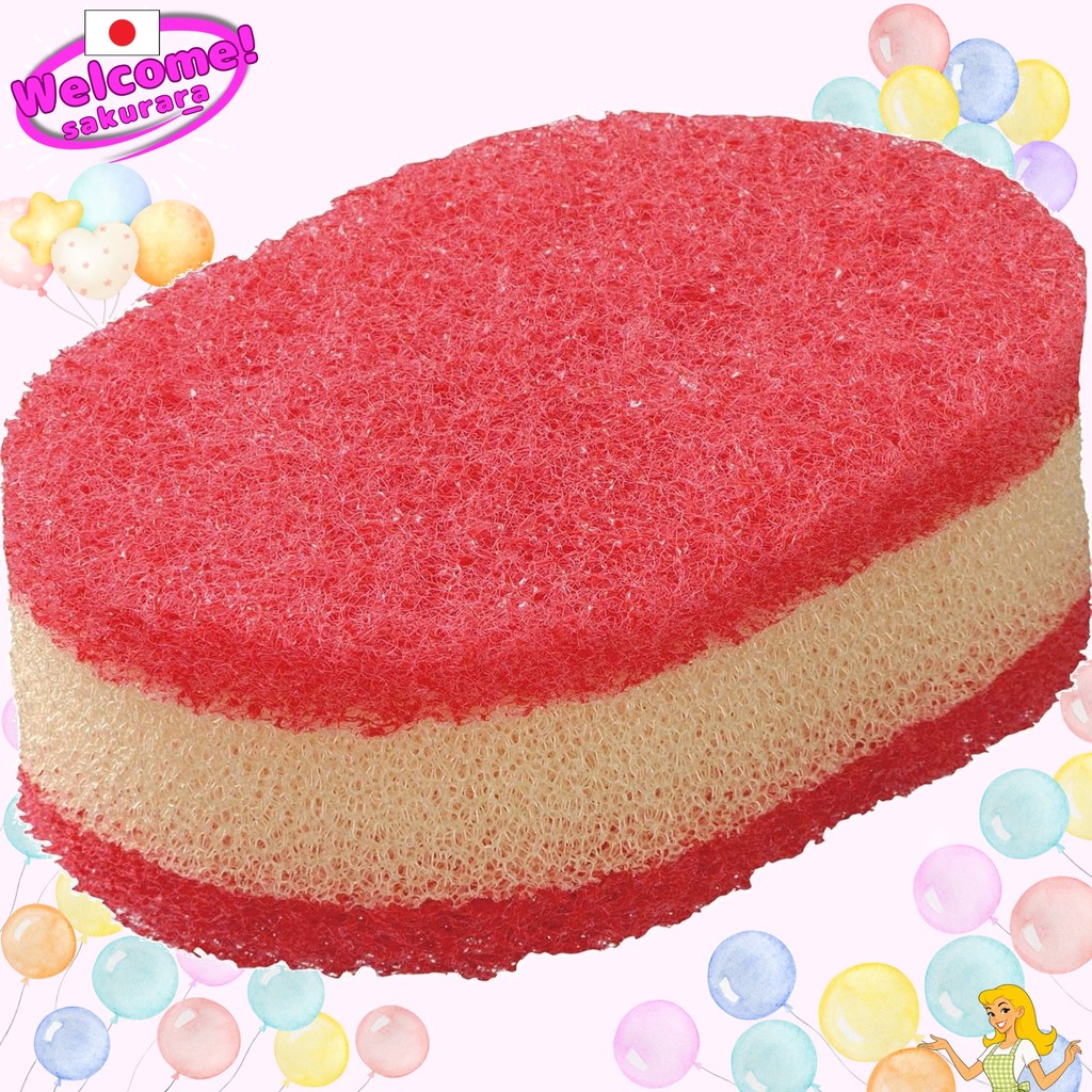 La base Yoko Arimoto Sponge Red × White Made in Japan Tsubame-Sanjo LB-024Sakura ra shop