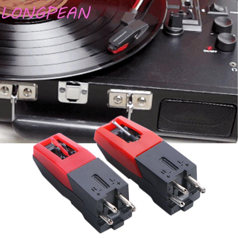 LONGPEAN Record Player Stylus Needle Vinyl Player 1 CÁI LP Vinyl Kim Gramophone Cartridge Stylus Kim