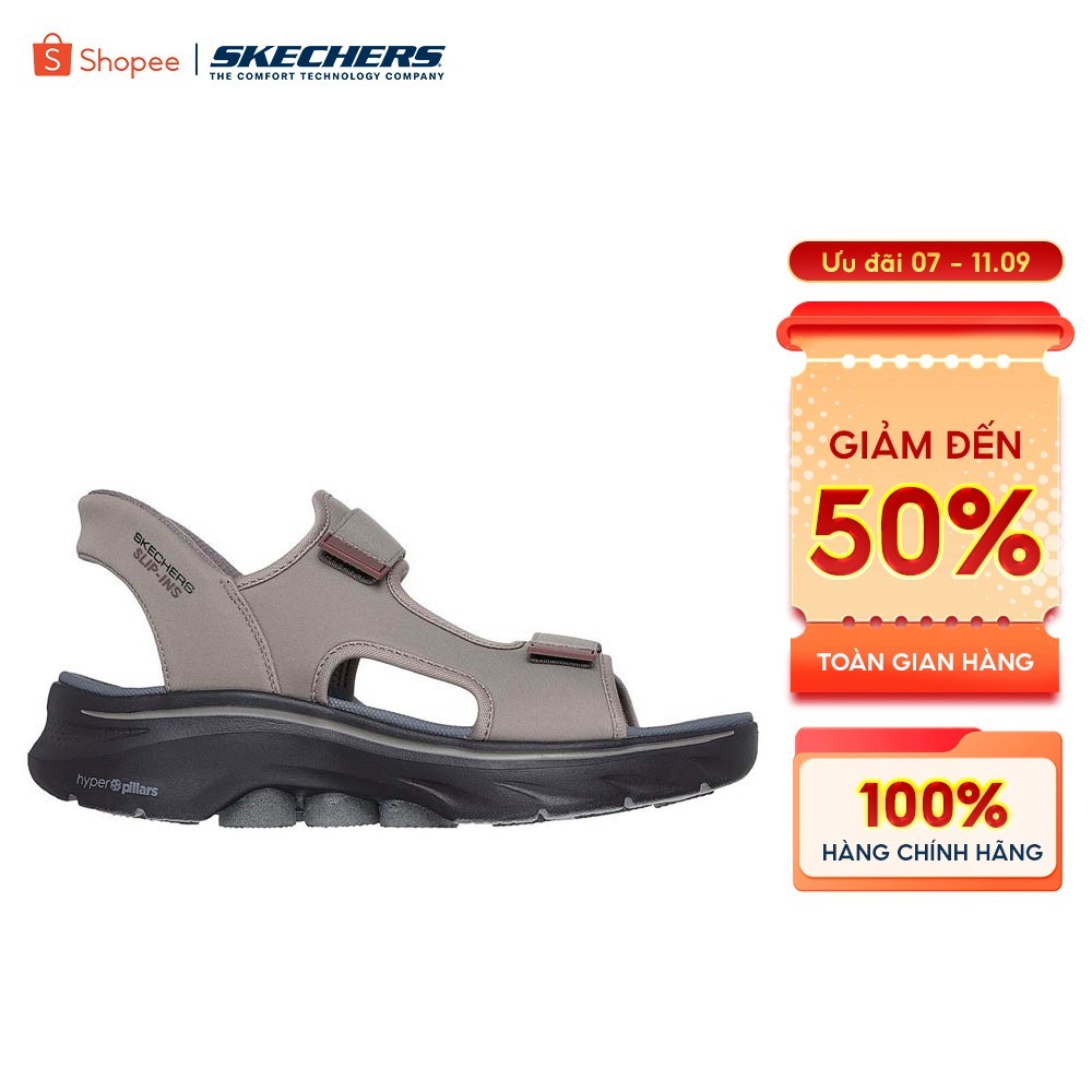 Xăng Đan/Dép Nam Skechers Slip-ins On-The-GO GOwalk 7 Sandal Ken Đi Bộ-229297-DKTP Goga Mat Online S