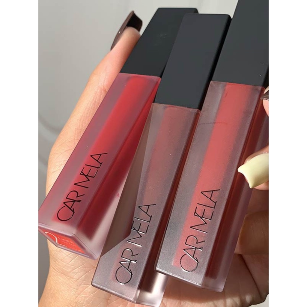 Son môi Carmela carmela Lipstick 04 Rose Bloom Peach Pink Matte Matte White Gentle Daily