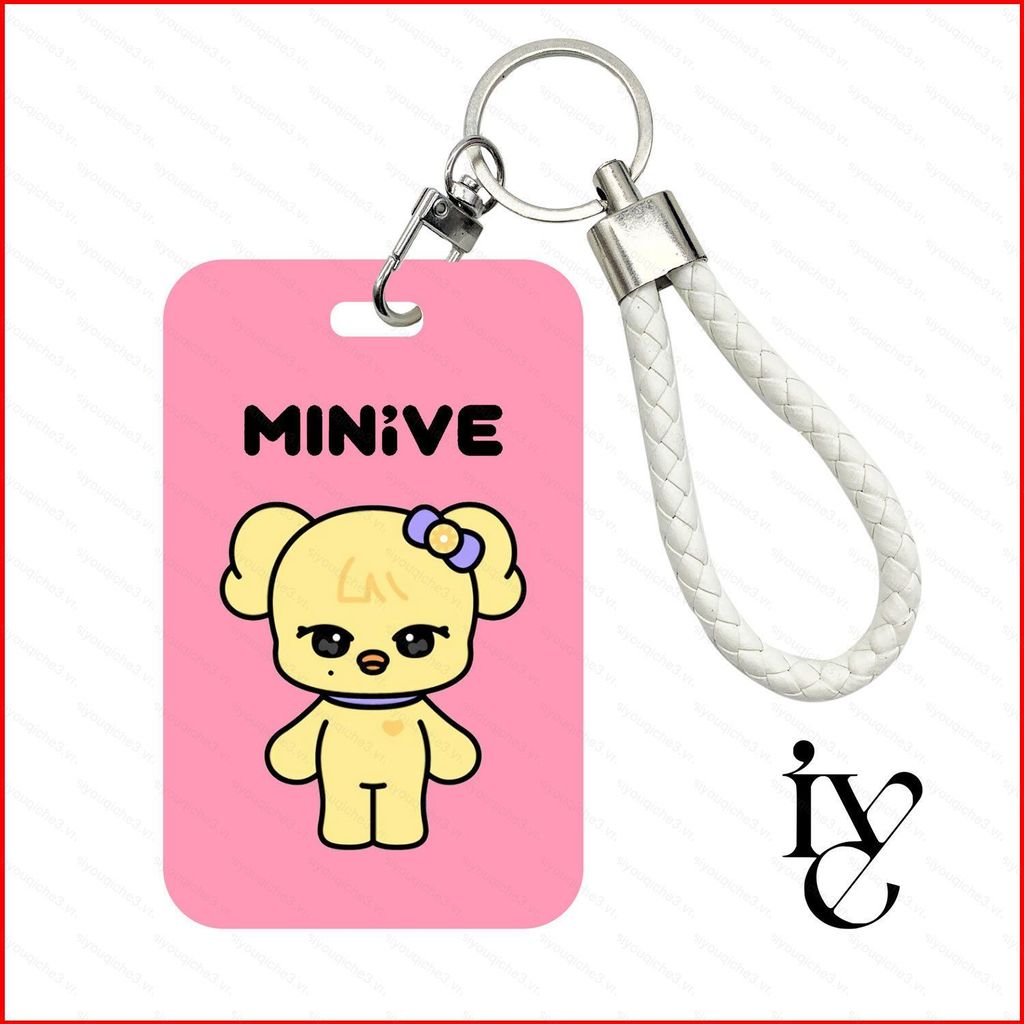 IVE MINIVE Vỏ thẻ trượt Yujin Gaeul Wonyoung LIZ Rei Leeseo Thẻ bữa ăn sinh viên Thẻ trường Thẻ ID t