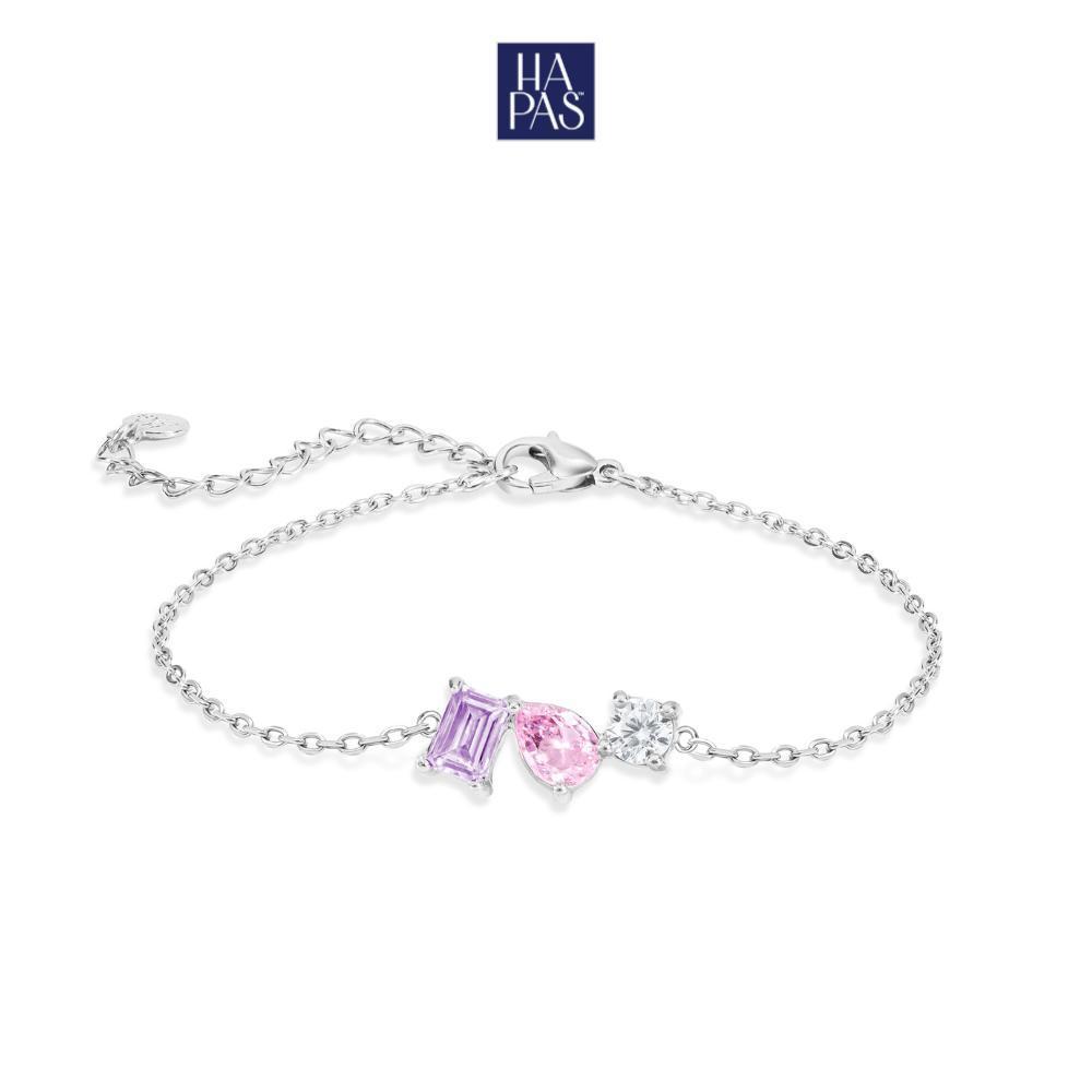 [BST SECOND CHAPTER] Lắc Tay Lacey Ray HAPAS JEWELRY Trang Sức Mạ Bạch Kim Đính Đá CZ Cao Cấp - Quà Tặng Người Thương