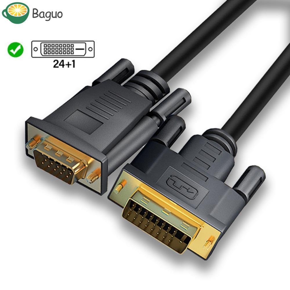 Cáp BAGUO Dvi 24 + 1 sang Vga, Bộ chuyển đổi Video DVI 24 + 1 Bộ chuyển đổi cáp Dvi sang VGA, Cáp Dv