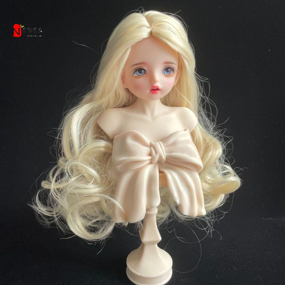 NEWEARTH LIMIT BJD SD Doll Hair, Handmade Curly Hair Bjd Doll Wig, Tùy Chọn Nhiều Màu Dễ Thương Sợi 