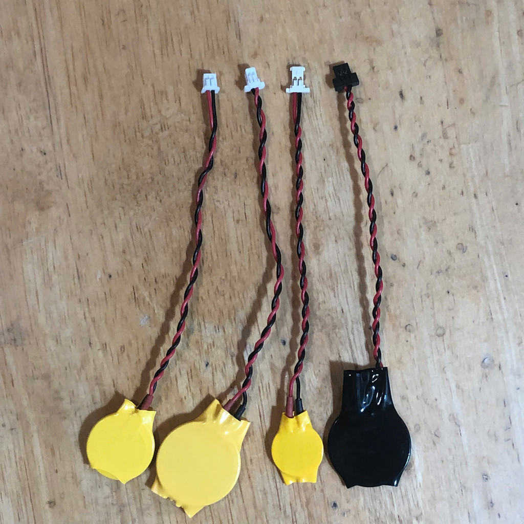 Pin Cmos Laptop dây, jack 2 chân, CR2032 ML2032 2032, CR2016 ML2016 2016 CR1220 1220 3V, pin bios thay thế cho laptop