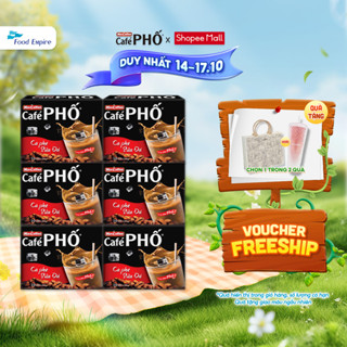 Combo 6 hộp Cà phê phố Sữa Đá - Maccoffee (hộp 10 gói x 24g)