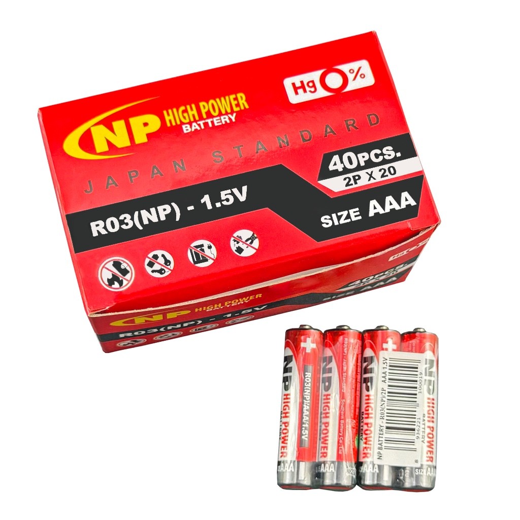 Pin National Power AAA (R03) Carbon Zinc - Hàng Chính Hãng