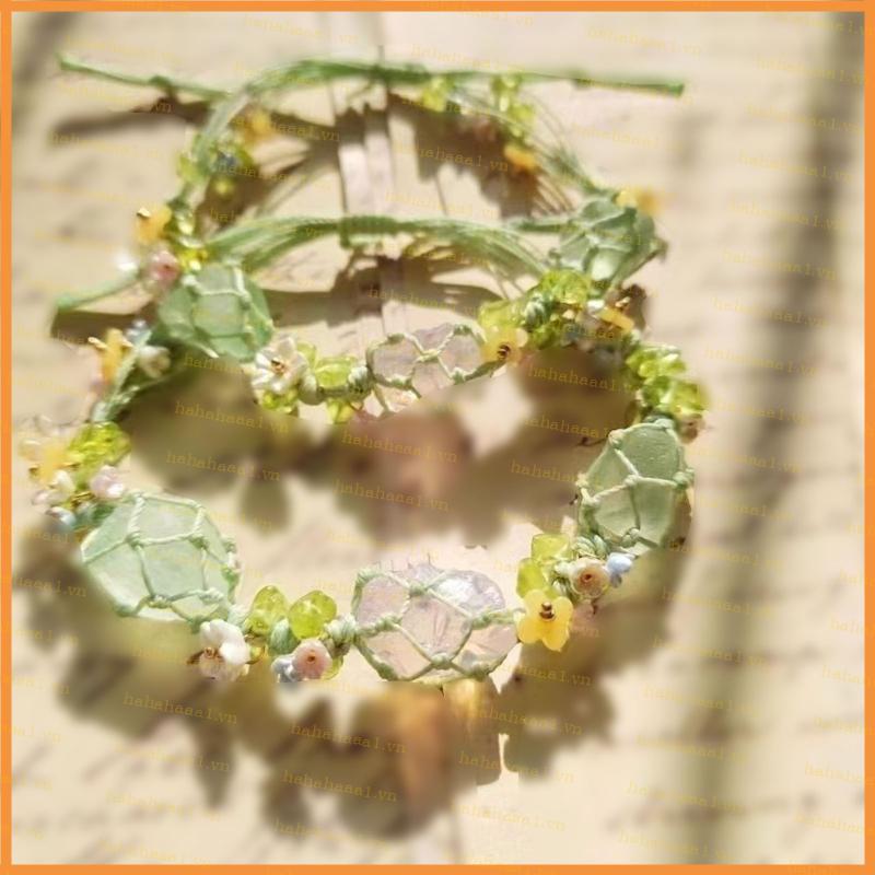 Vòng tay đá dệt tay cá tính từ Hà Raws - Phù hợp mọi dịp