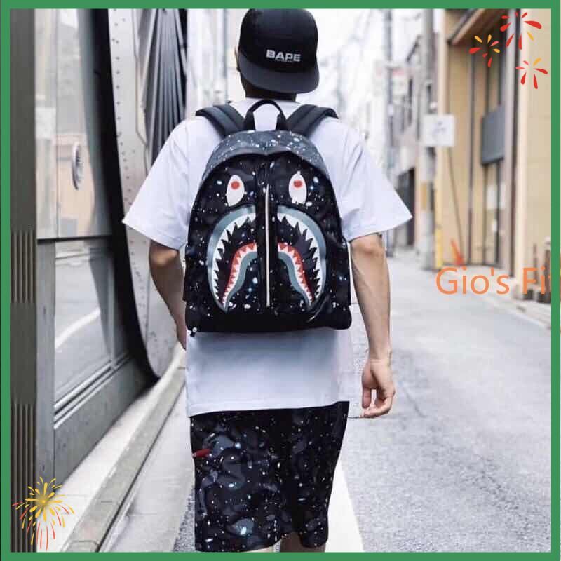 Ba lô đeo vai SB2 Bape Star Shark thời trang