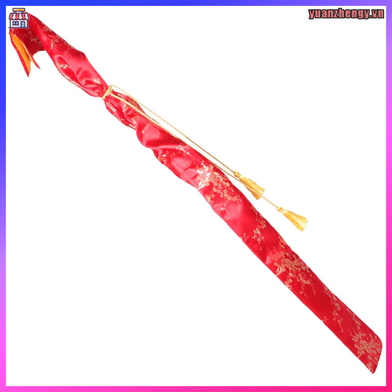 📷 Vintage Túi Đựng Kiếm Dài Hẹp Màu Đỏ 1Set Dùng Cho Cosplay Phim 130X5.1in
