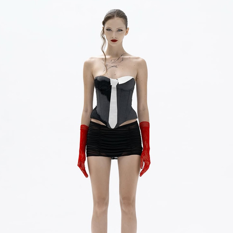 Kliou Quấn Ngực Vintage Mùa Hè - Tạo Hình Eo Nhỏ Nhắn