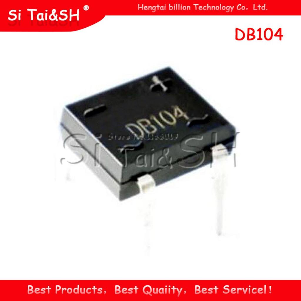 10 chiếc DB104 DB104S B104 chỉnh lưu cầu 400V 1A DIP4 IC mới và nguyên bản
