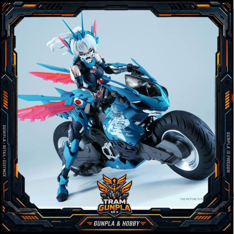 CÓ SẴN - MÔ HÌNH LẮP RÁP NUKE MATRIX FANTASY GIRL CF08 CYCLONE HOPPER YIP FUNG SIM