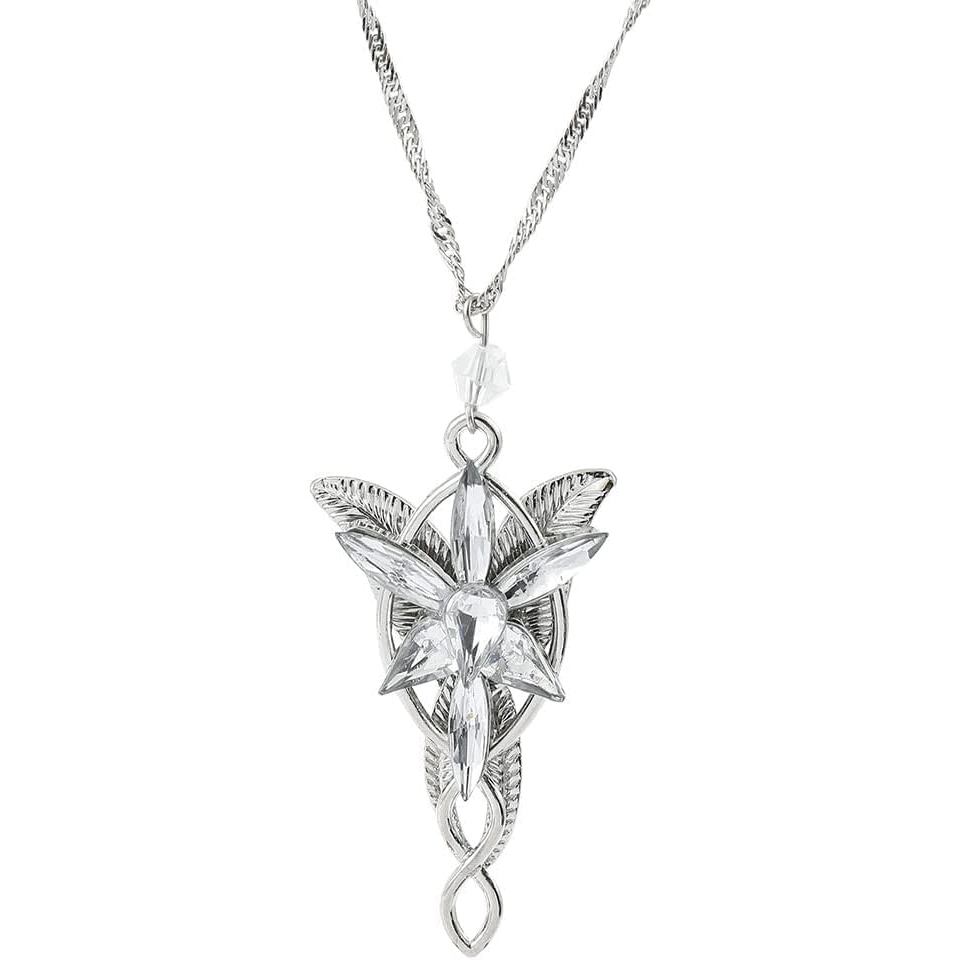 Vòng cổ Valman Arwen Evenstar Chúa tể của chiếc nhẫn Vòng cổ mặt dây chuyền Hobbit với Cubic Zirconi