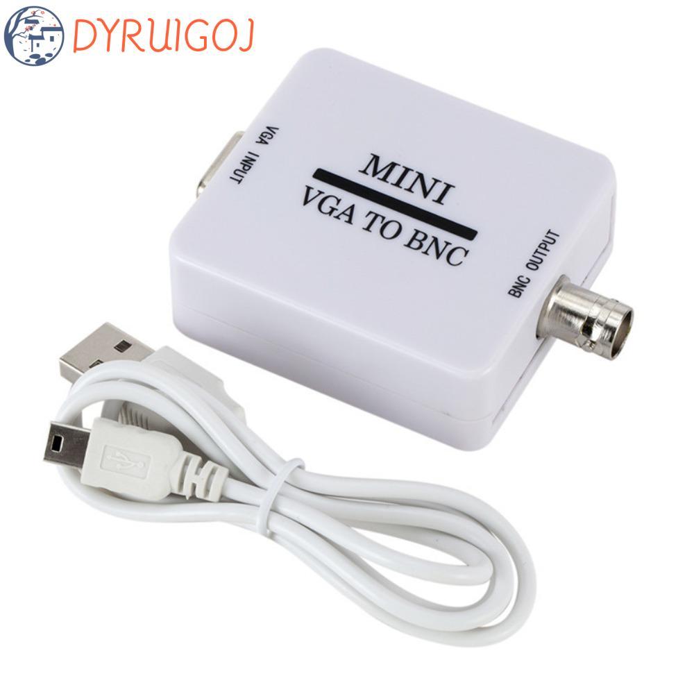DYRUIDOJ Mini HD VGA Sang BNC Bộ Chuyển Đổi Video, Đầu Vào VGA Sang BNC VGA VGA VGA VGA Sang BNC Hộp