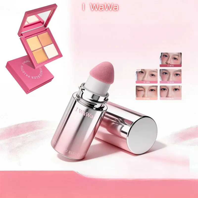 Iwawa Liquid Blush Concealer Làm mới kết cấu rõ ràng Chống nhòe Nuôi dưỡng Da khô Tinh tế Trang điểm