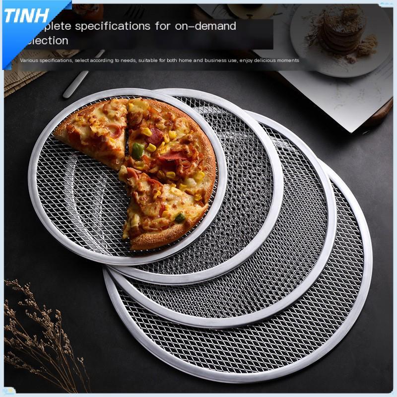Tinh 8-13 inch tái sử dụng không dính bánh pizza Màn hình Pan Hợp kim nhôm Net bakeware Hot