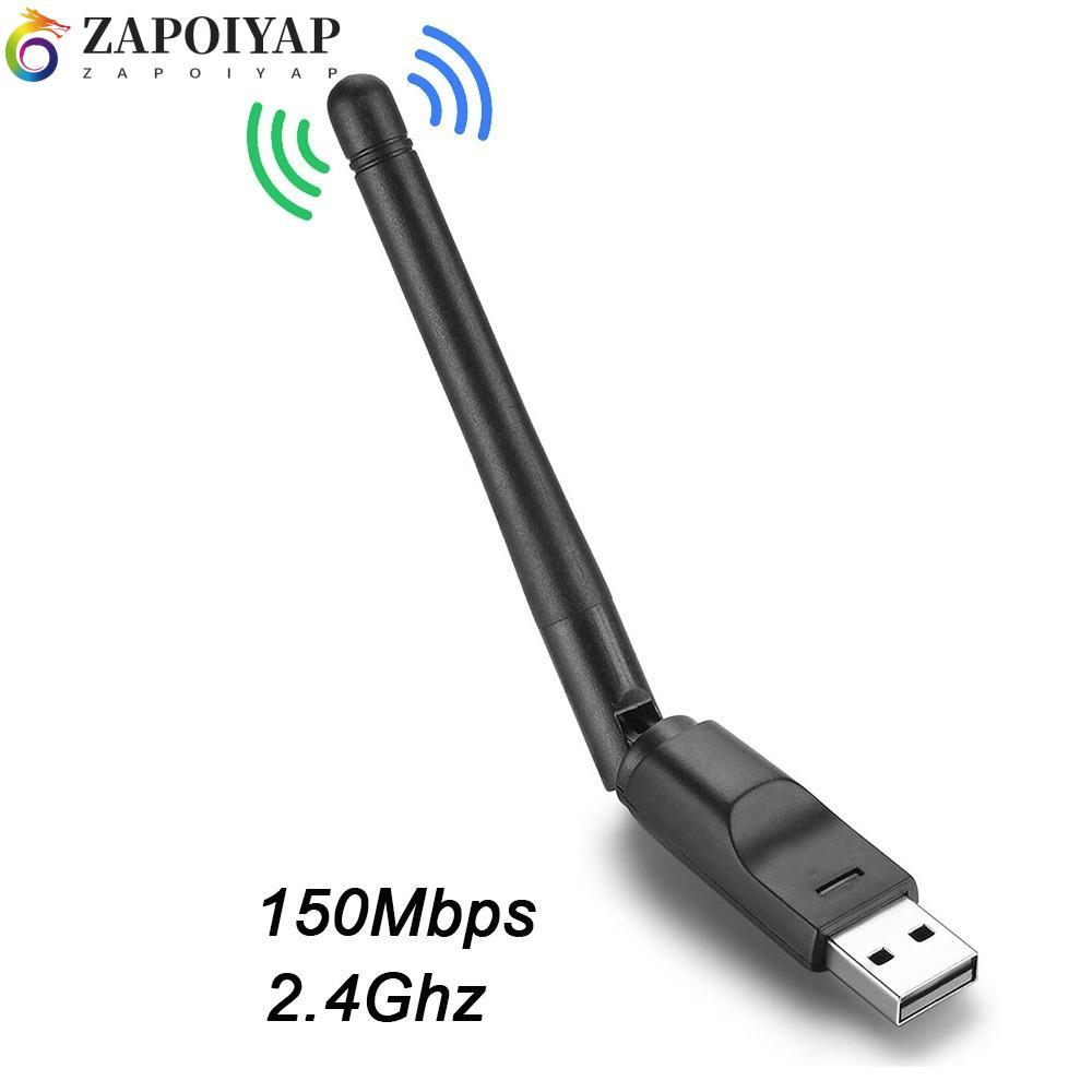 Card mạng ZAPPOIYAP 150Mbps MT7601, Bộ chuyển đổi Wifi USB Wi-fi Dongle MT7601 / 8188 150Mbps, Bộ th
