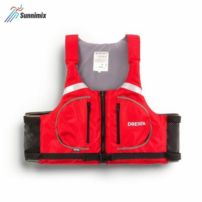 Sunnimix Thoải Mái Phao Áo phao Áo phao Có thể điều chỉnh Áo khoác tuyển nổi cho Jet Ski Water Sport