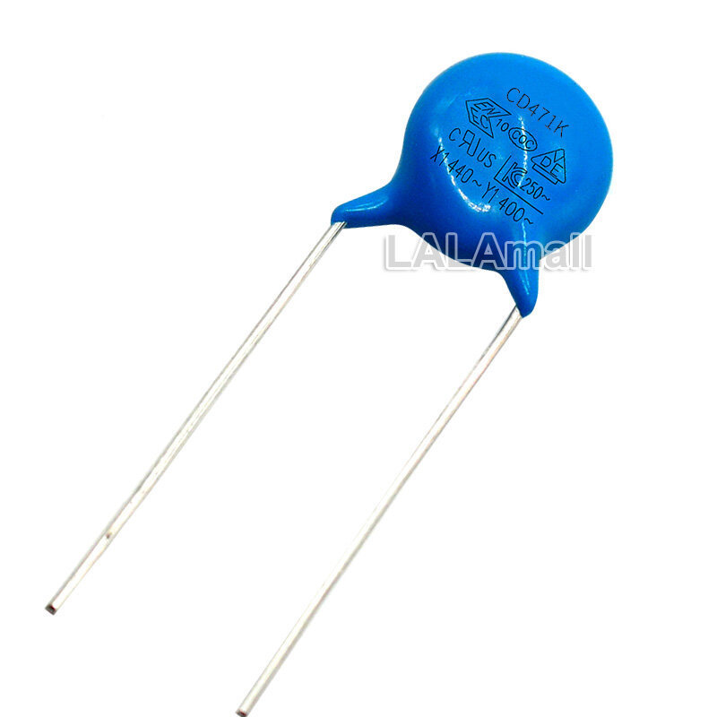 20 chiếc CD471K 400VAC 471K 470PF Tụ gốm cao áp X1440 Y1400