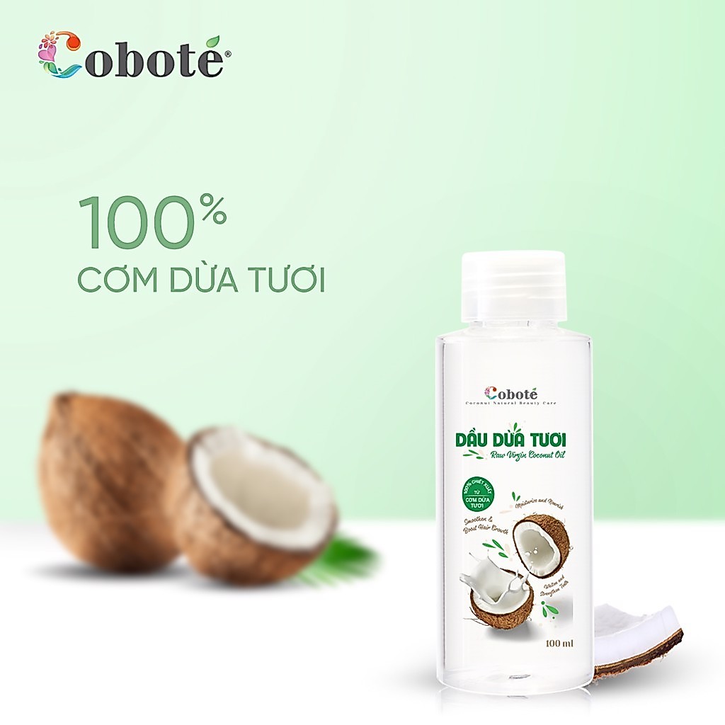 Dầu dừa tươi thiên nhiên Cobote 100ml