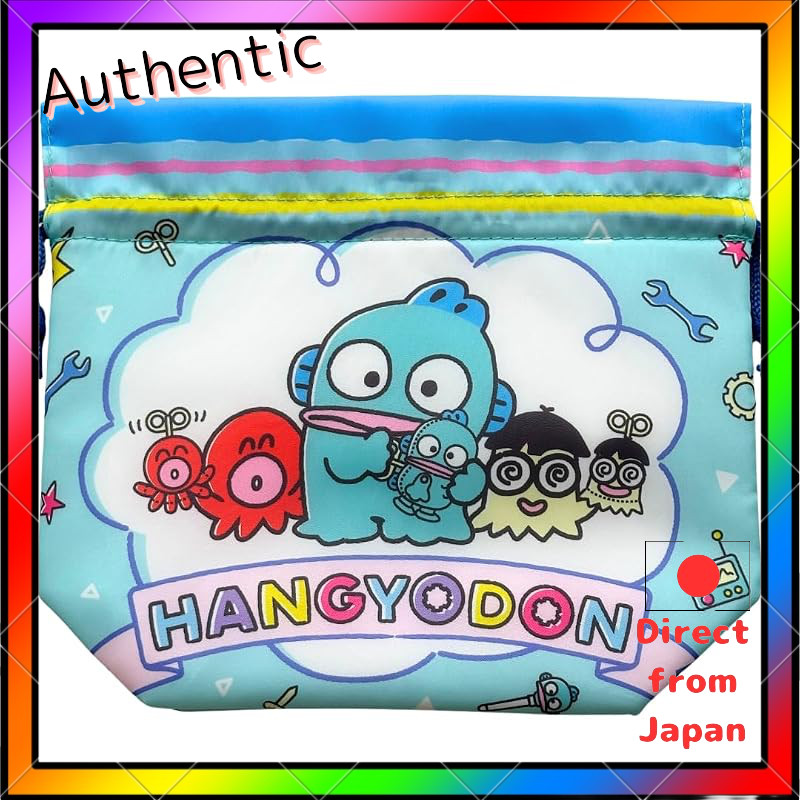Hangyodon item cool insulation foldable kinchaku lunch kinchaku kinchaku-type lunch bag cool bag ben