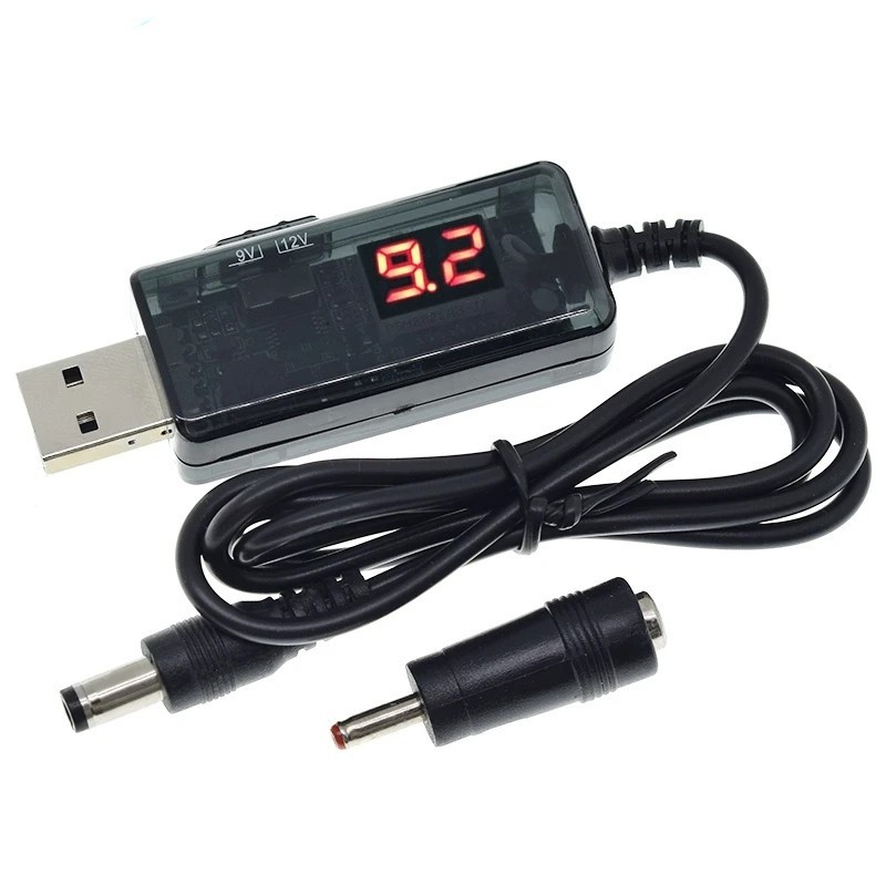 Cáp USB Boost 5V Lên 9V 12V DC Boost Cable