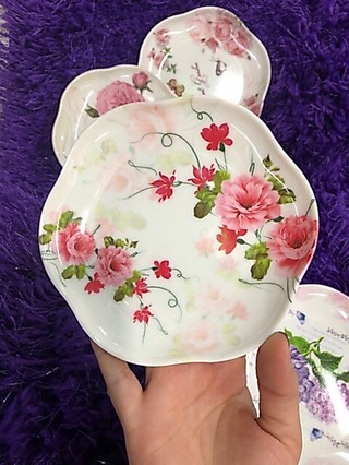 Sét 5 Đĩa nhựa phíp bèo hoa