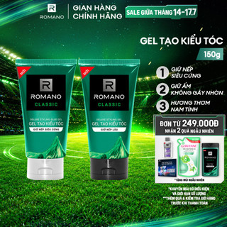 Gel vuốt tóc nam Romano Classic 150g
