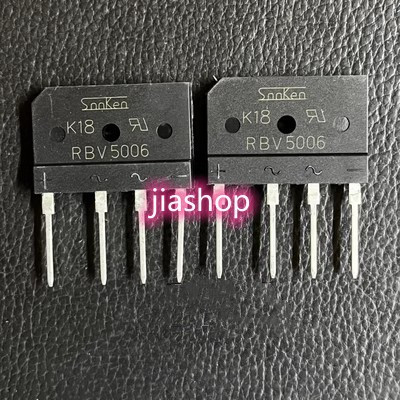 2 chiếc RBV5006 ZIP-4 50A 600V chỉnh lưu cầu chồng Mới trên