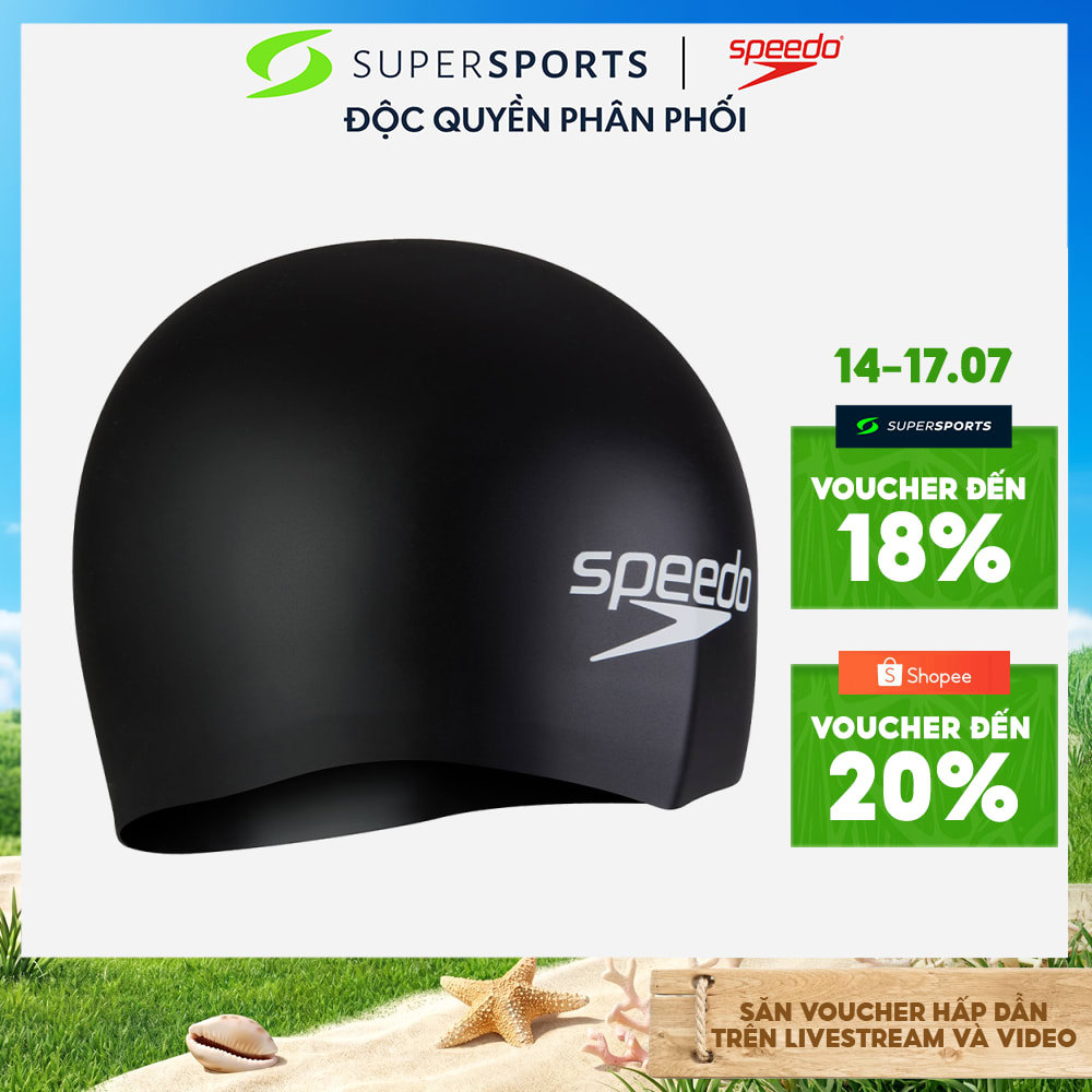 Mũ Bơi Người Lớn Speedo Fastskin Hiro Cap - Đen - 8-0035650001