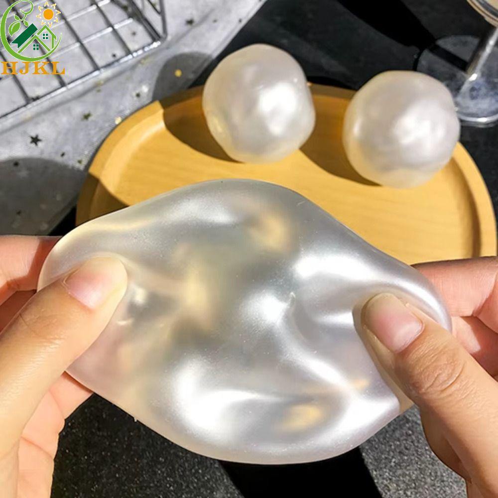 HJKL Dầu dừa Squishy Ball, Bóng mềm tăng chậm Đồ chơi bóp nhanh, Đồ chơi Squishy Squishy Squishy màu