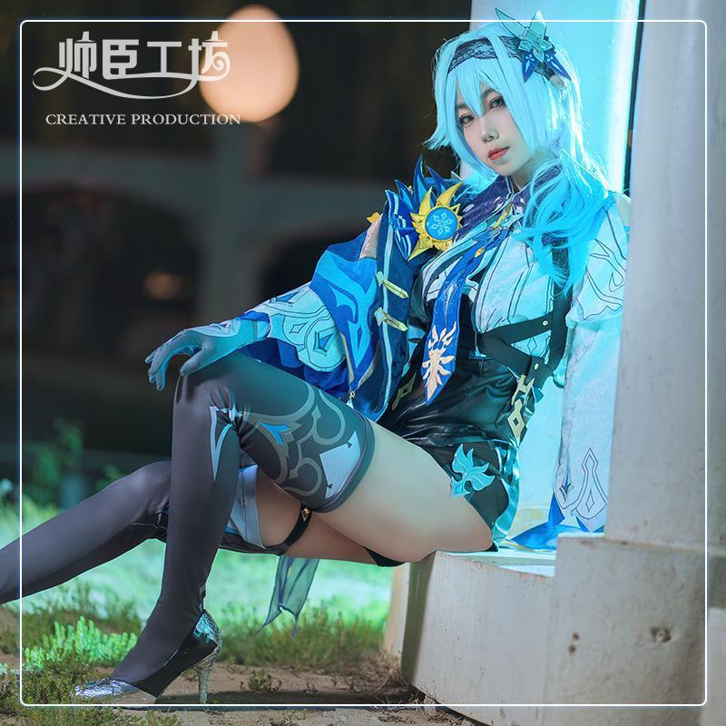 Quần áo Cos Eula Eula Eula Game Anime Trang phục hai chiều Nữ