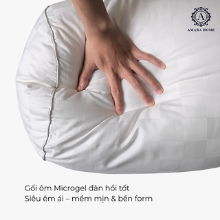 Ruột Gối Ôm Microgel Cao Cấp AMARA - Siêu Mềm Mại, Đàn Hồi Tốt, Nhiều Kích Thước, Giúp Ngủ Ngon