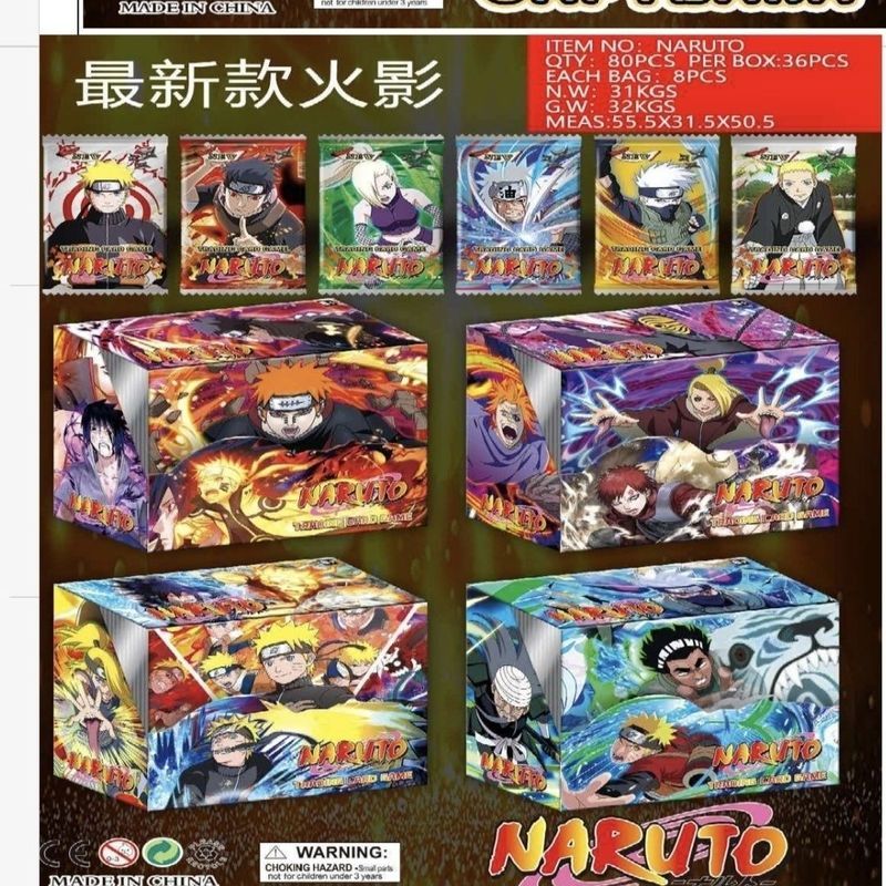 Phiên bản tiếng Anh Full Flash Card Naruto Card Shippuden Thương mại điện tử Naruto