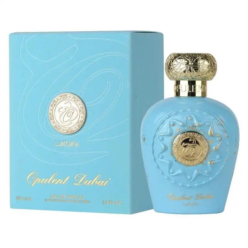 Lattafa Opulent Dubai dành cho Unisex Eau de Parfum Spray, 3,4 Ounce