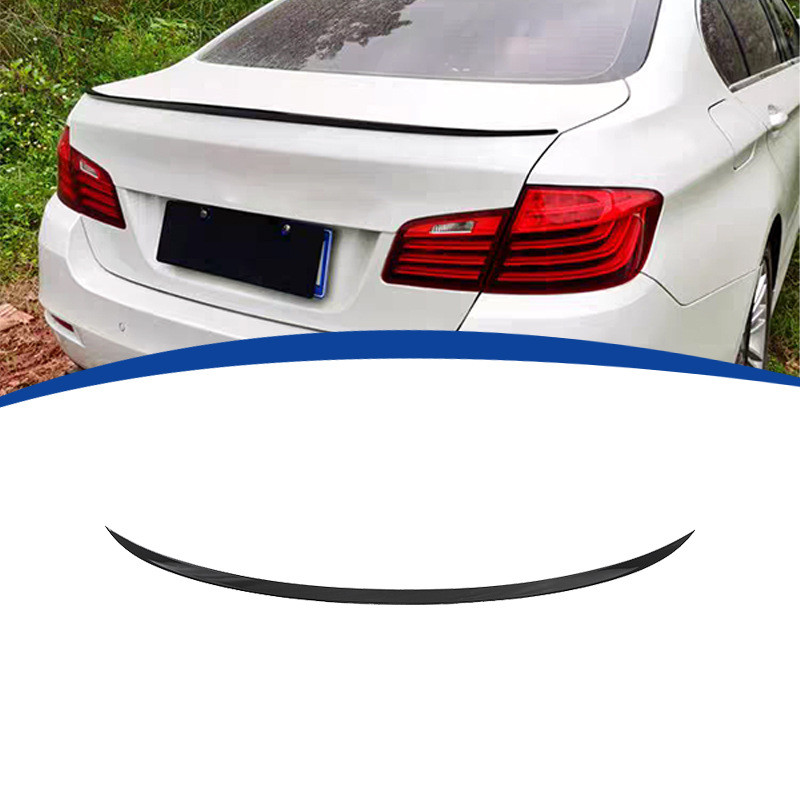 Bán chạy-11-16 BMW / 5 Series F10 Đuôi M5 ABS Thổi Cố Định Cánh Gió Dán Lắp Đặt Màu Đen Sáng