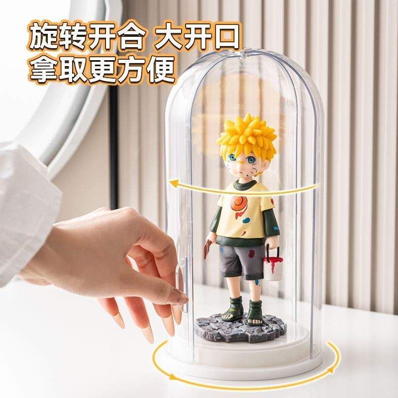 Storage dust cover for collecting and storing figurines12y Decorative items suitable for blind displ