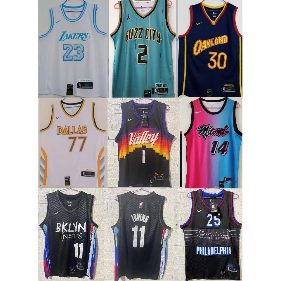 Mùa giải mới Lưới Irving Durant James Dongqi Curry Buk Simons Hero City Edition Jersey
