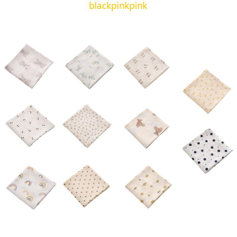 ĐEN Muslin Swaddle Chăn Cotton Cho Bé Đầm Mềm Mượt Thoáng Khí Muslin Chăn Cho Bé Trai- Bé Gái- Áo Mu