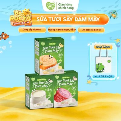 Sữa tươi sấy đám mây Mămmy giàu dinh dưỡng, thơm ngon tự nhiên cho bé từ 6 tháng tuổi