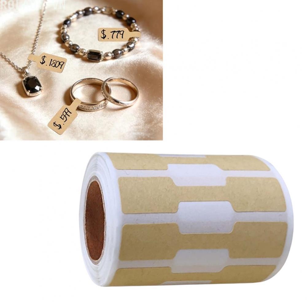 #ROYALLADY#500 PCS Jewelry Price Tags Stickers Labels for Bracelet, Price Display