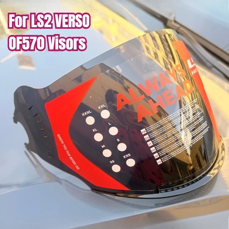 Mũ Bảo Hiểm Ống Kính Cho LS2 VERSO OF570 Tấm Che Retro Xe Máy Nửa Mũ Bảo Hiểm Ống Kính RIDE AN TOÀN 