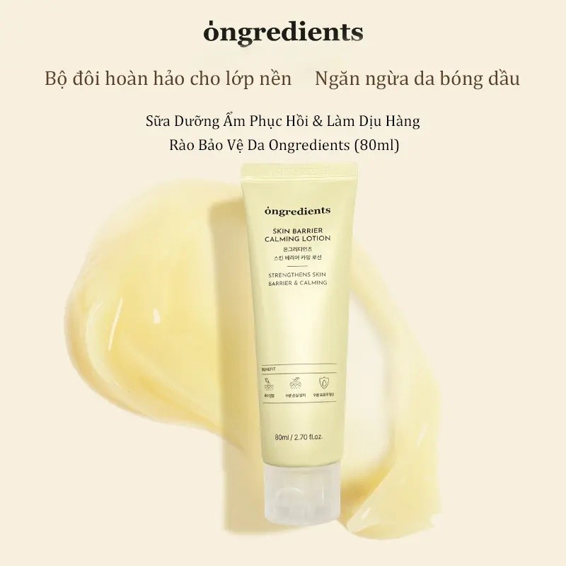 Sữa Dưỡng Ongredients Phục Hồi Hàng Rào Bảo Vệ Da-ONG8