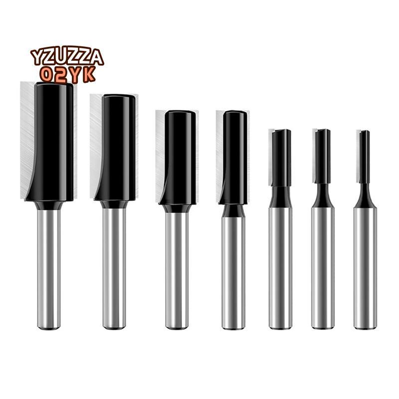 Bộ bit định tuyến thẳng 7Pc 1 / 4 Shank, Bit thẳng Dado, Cut Dia 1 / 8in, 5 / 32in, 3 / 16in, 1 / 4i
