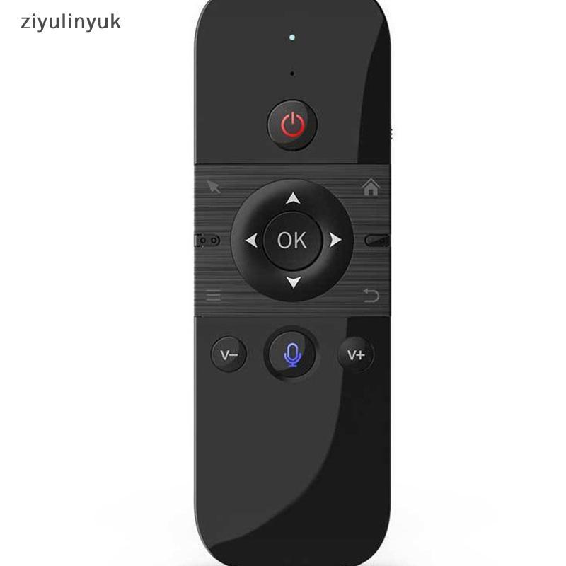 Ziyulinyuk M8 Air Mouse Điều khiển từ xa bằng giọng nói Bàn phím Mini không dây 2.4G Nhẹ cho Android