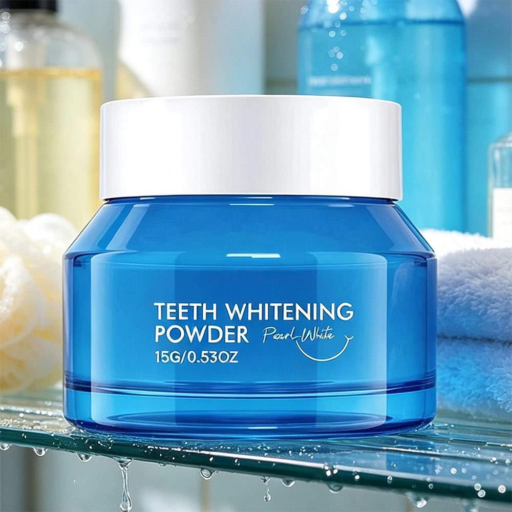 Want brighter whiter smile? Pearl‑White Teeth Whitening Powder 15g, Remove Stains, Deep Clean for Or